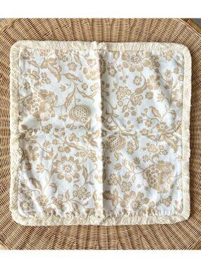 Serena & Lily Claremont Linen Pillow Cover (SAMPLE/NO TAGS)(24”SQ)-Wheat Brown